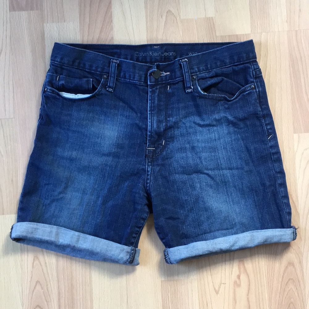 Calvin Klein High Waist Mid-Thigh Shorts